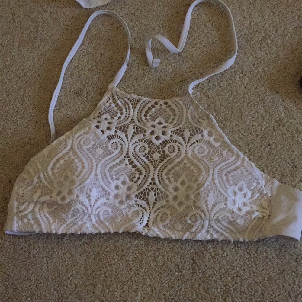 High neck bikini top